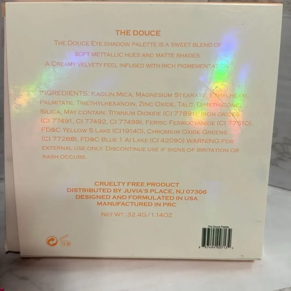 Juvias Place The Masquerade large, the douce and the‎ Saharan II eyeshadow lot